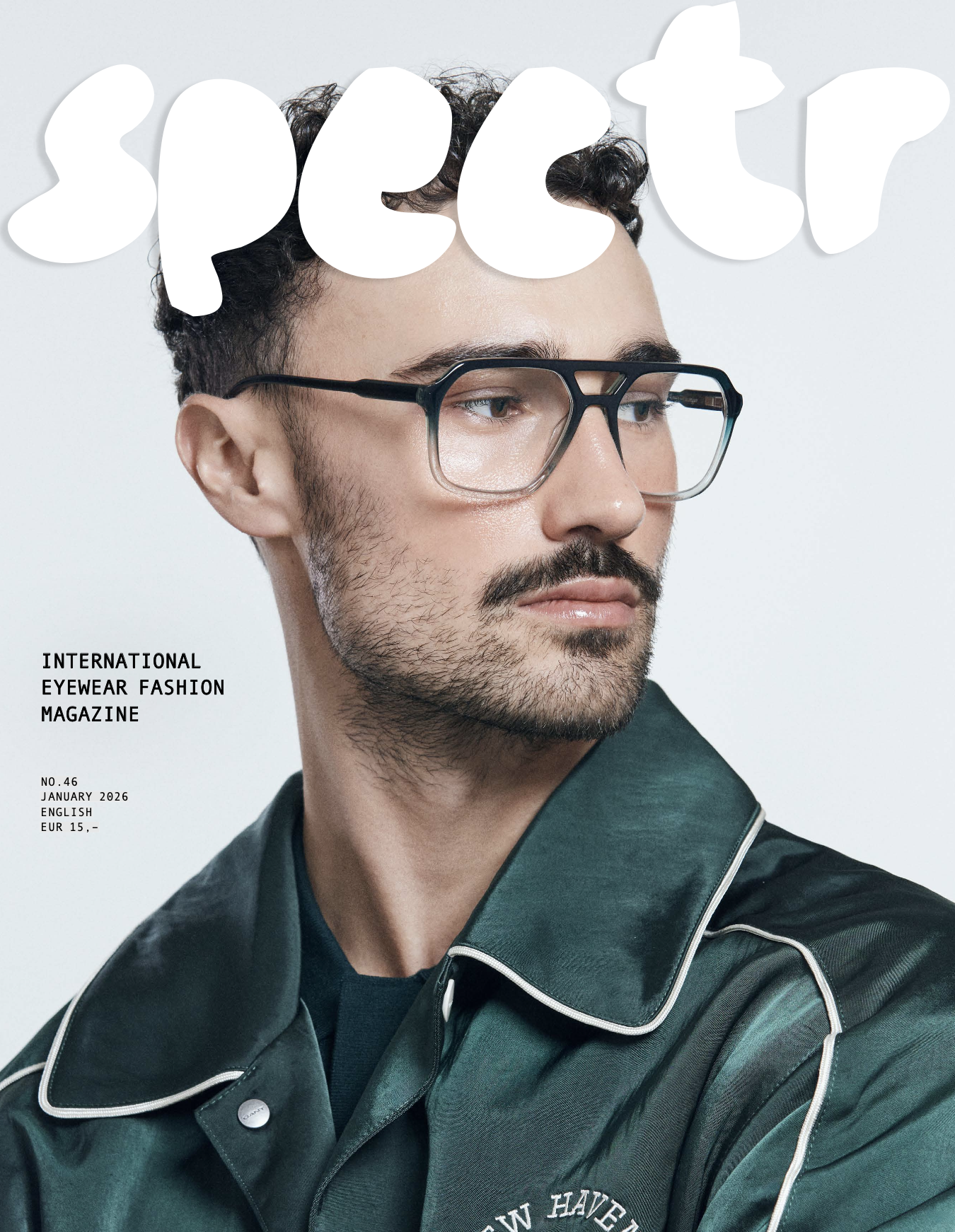 SPECTR cover No.46 January 2026 – international eyewear fashion magazine