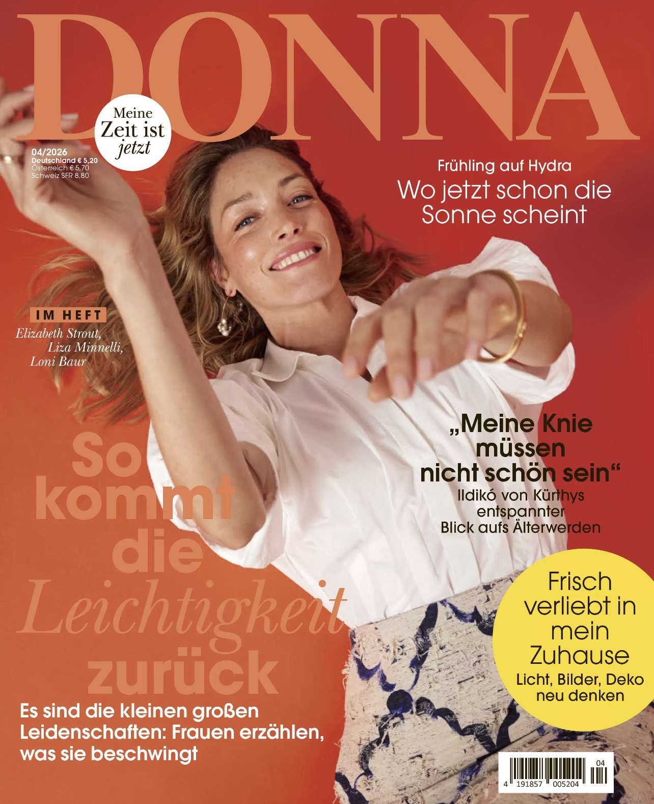 DONNA Cover 04/2026 – Magazin-Titelbild