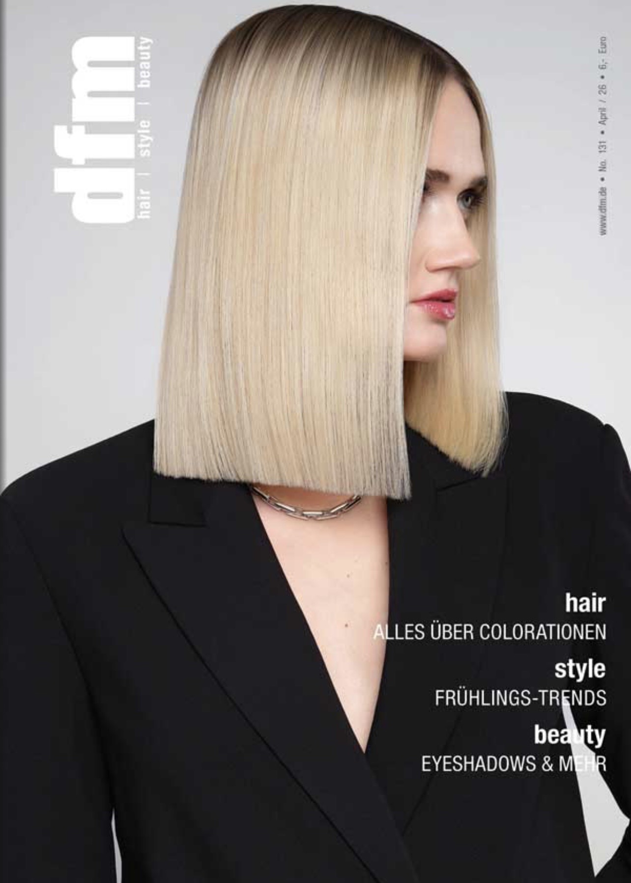 DFM Cover April 2026 – hair style beauty Magazin