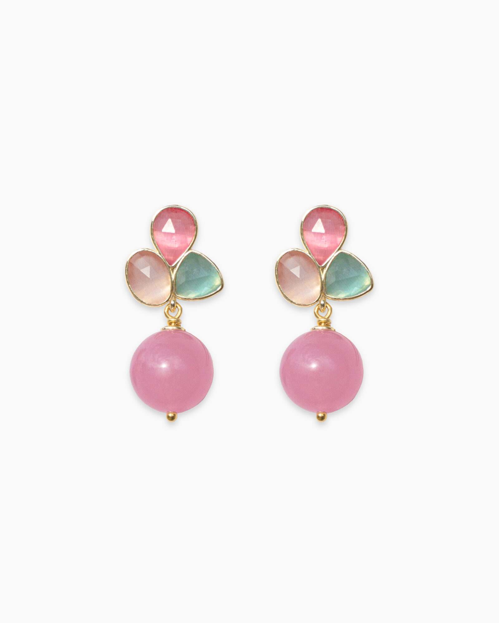 Panarea Ohrringe pink Jade