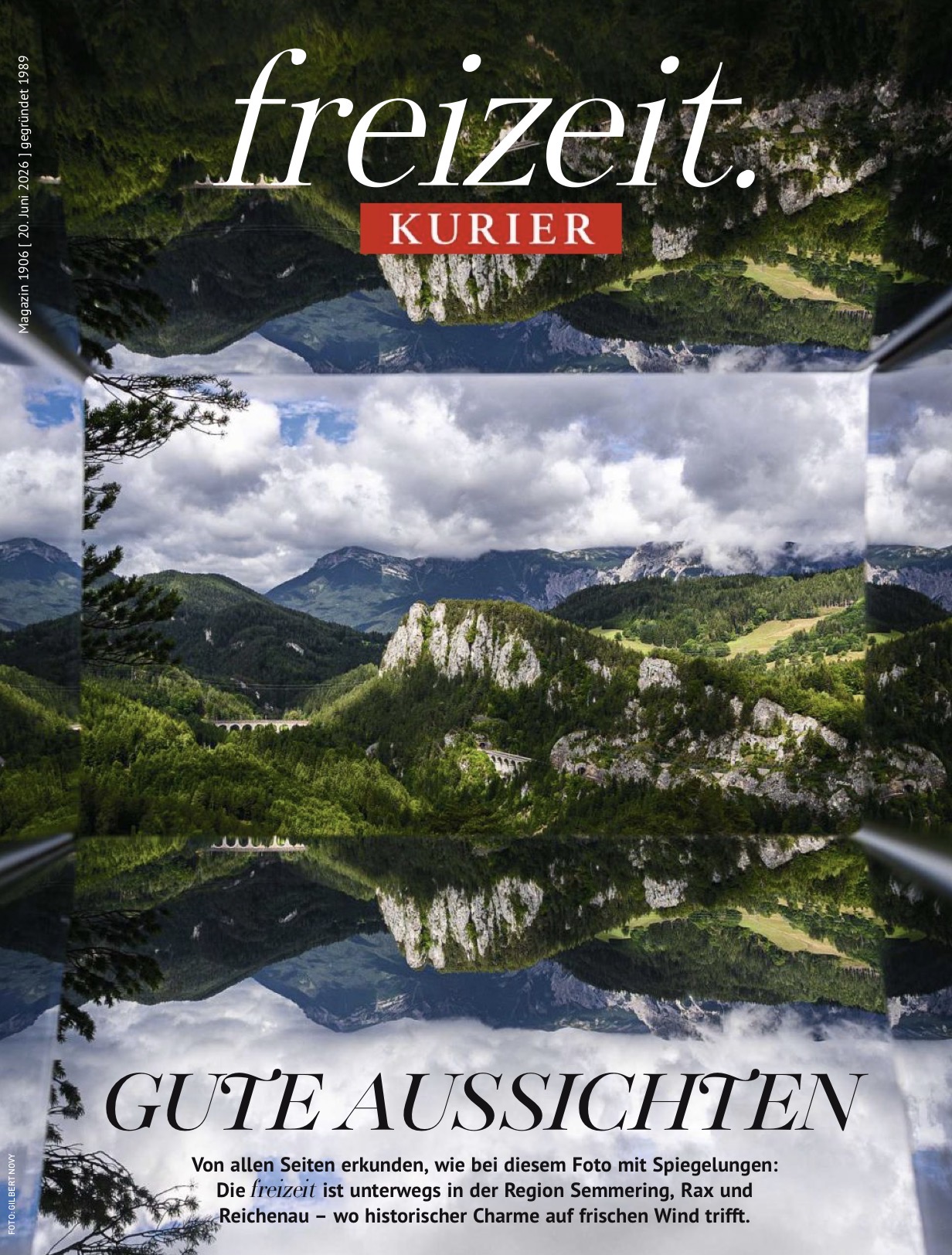 KURIER FREIZEIT cover 20 June 2026 – supplement of KURIER newspaper