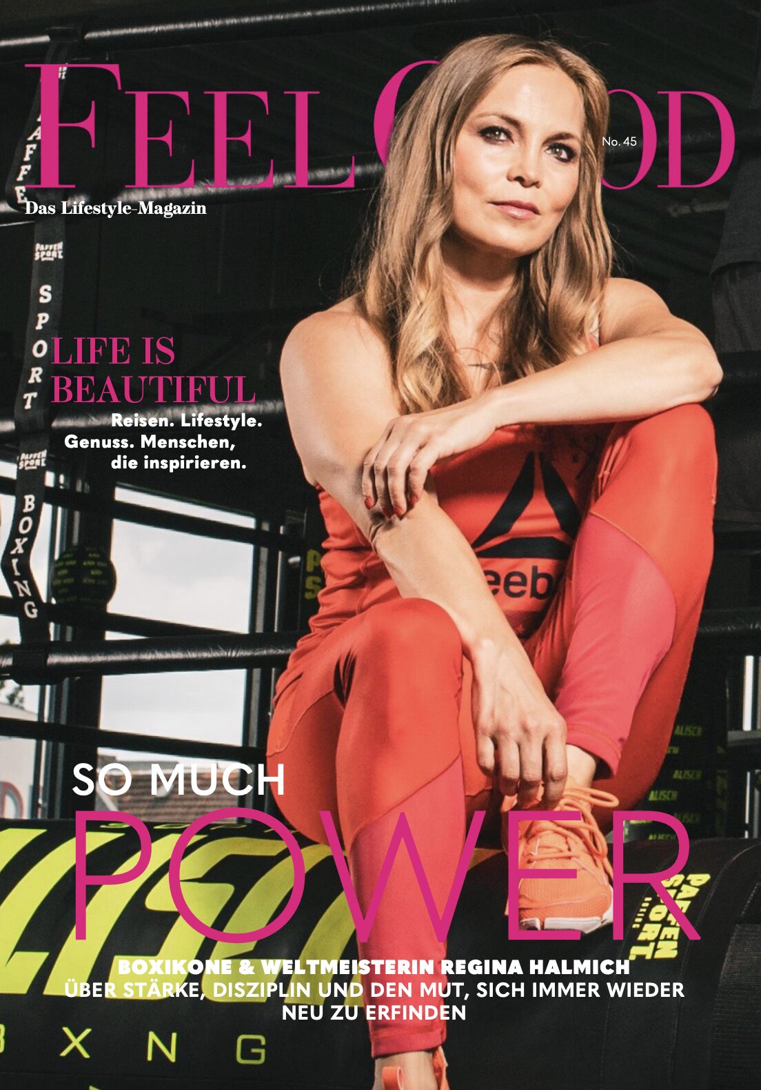 FEEL GOOD Cover No. 45 – Lifestylemagazin mit Regina Halmich