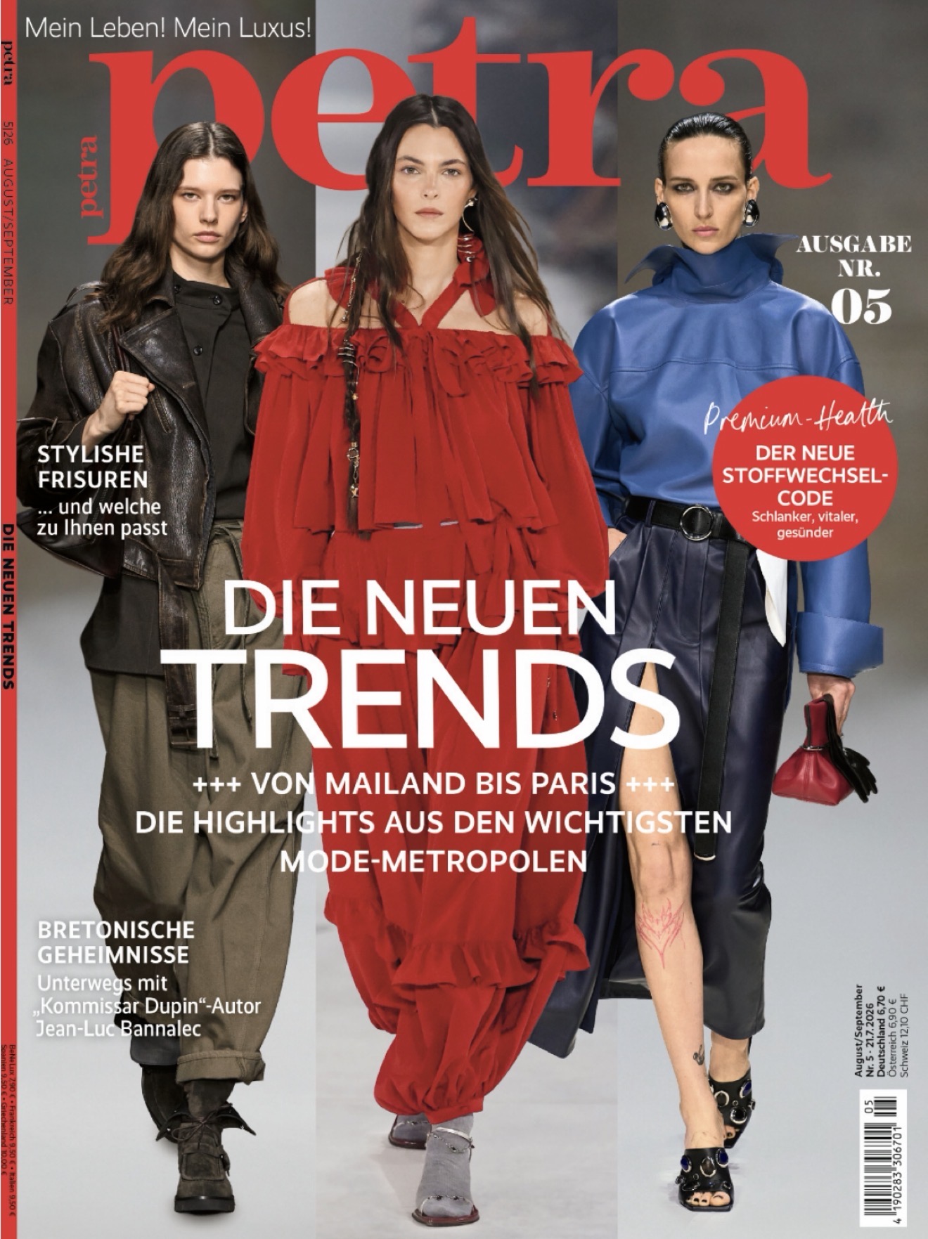 PETRA cover 5/2026 August/September – fashion trends issue