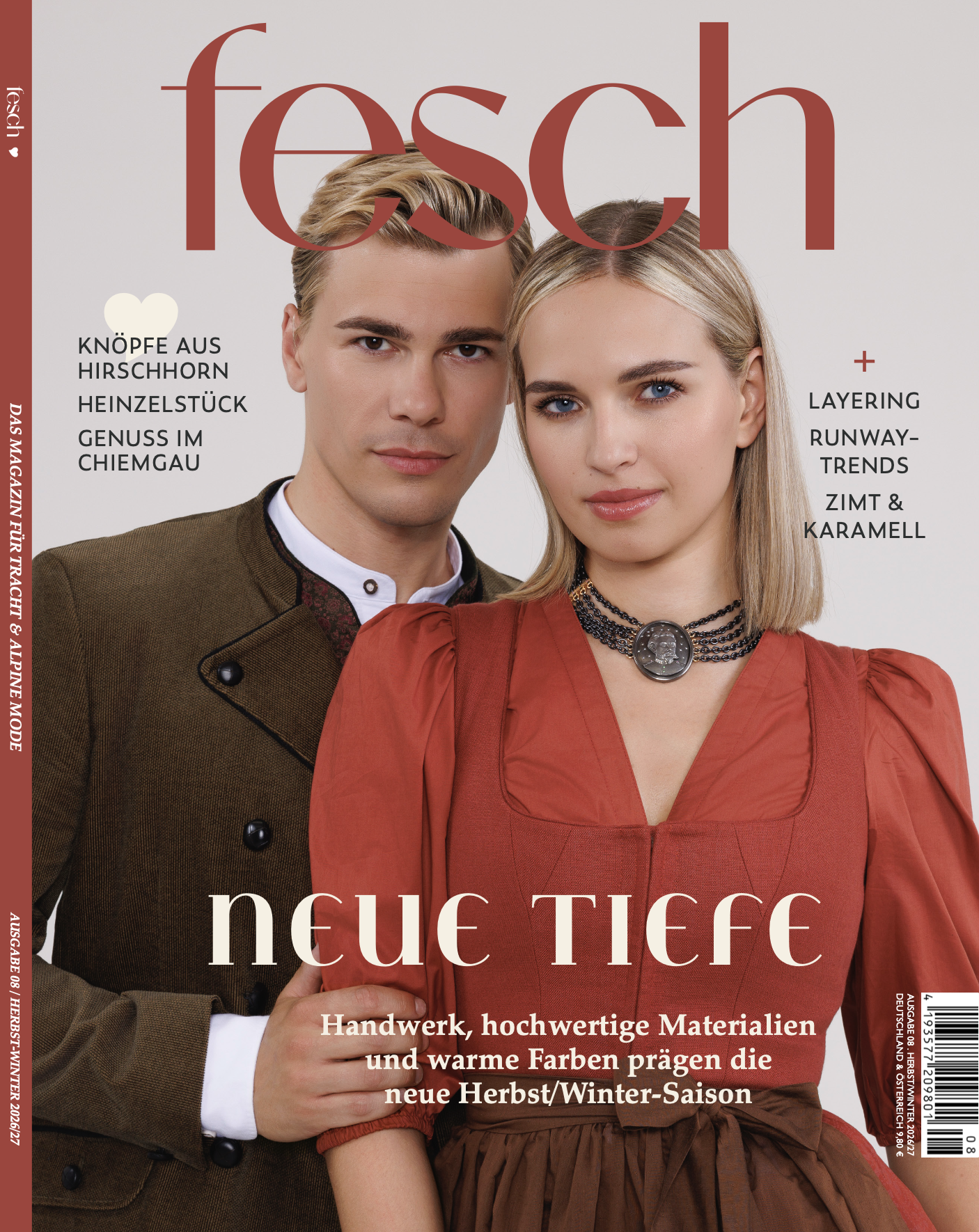 FESCH cover Autumn/Winter 2026/27 – Neue Tiefe