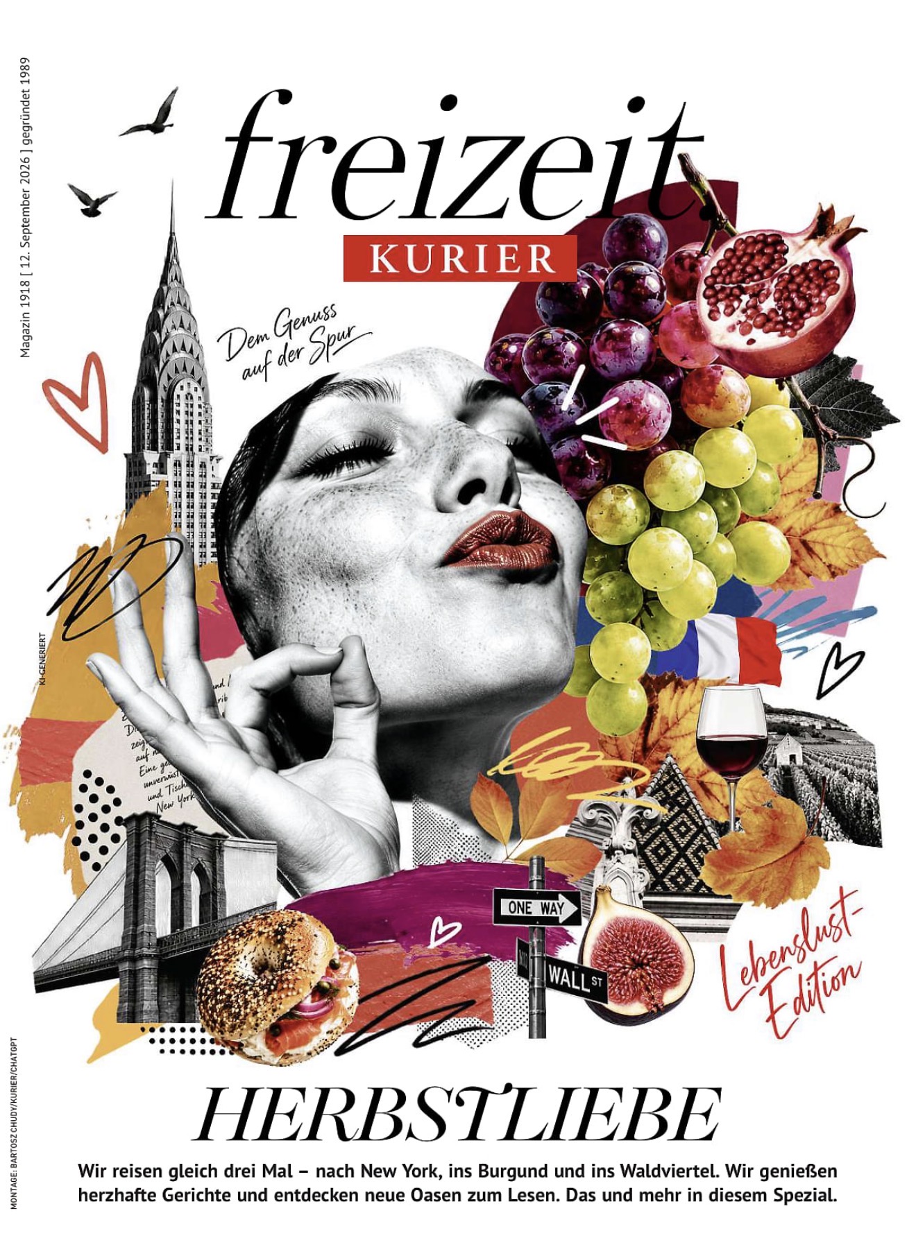 KURIER newspaper cover – 12 September 2026