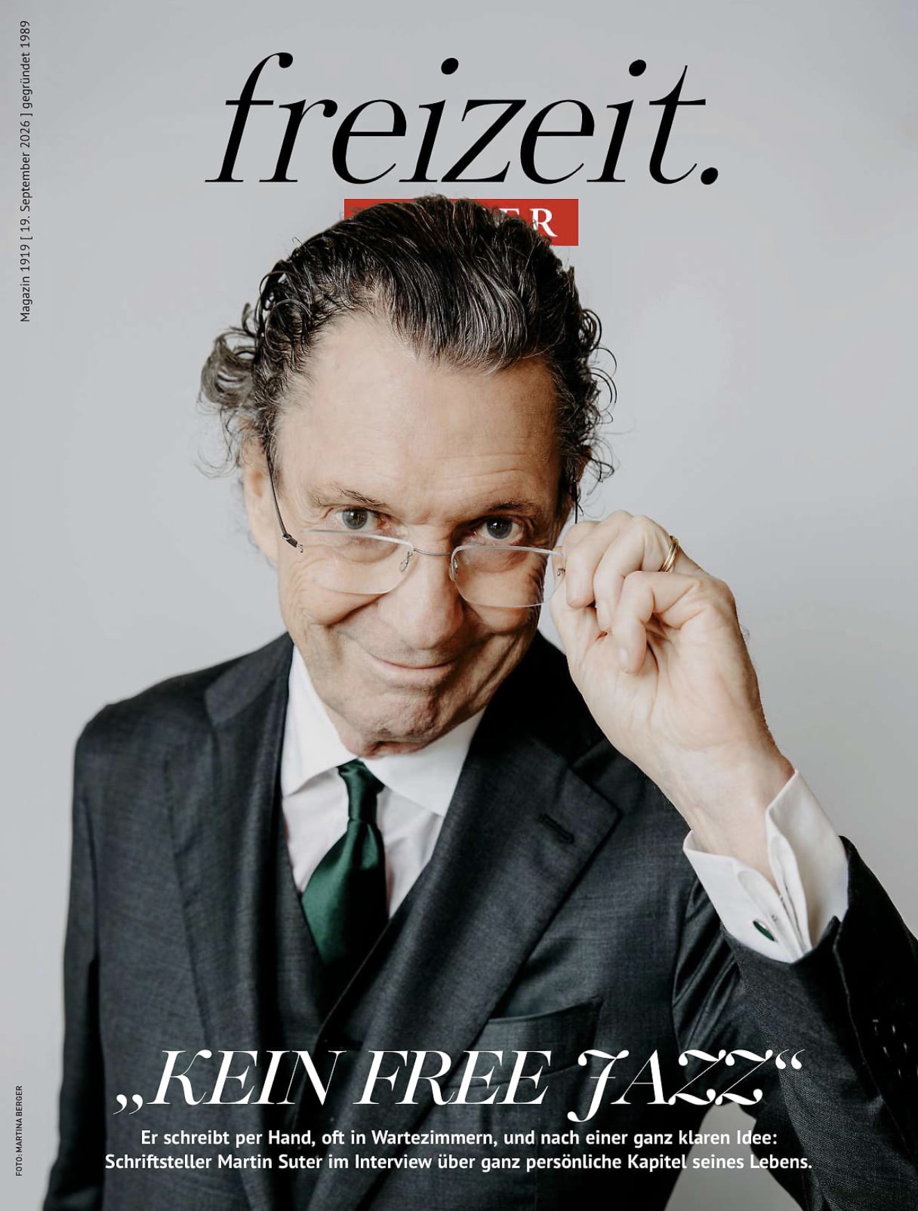 KURIER FREIZEIT Cover – 19. September 2026