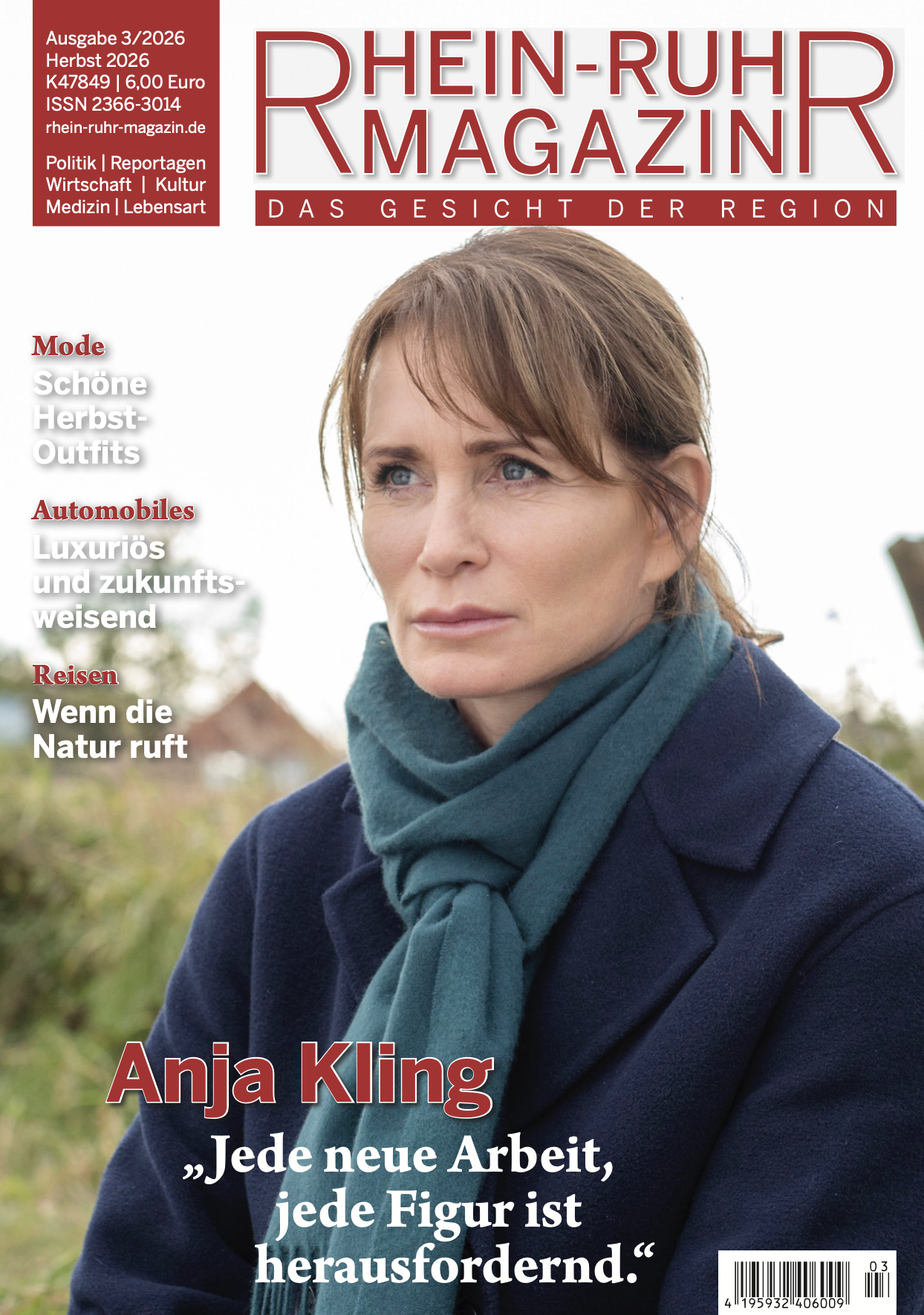 RHEIN-RUHR MAGAZIN cover autumn 2026